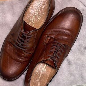 Frye Dark Brown Leather Oxfords